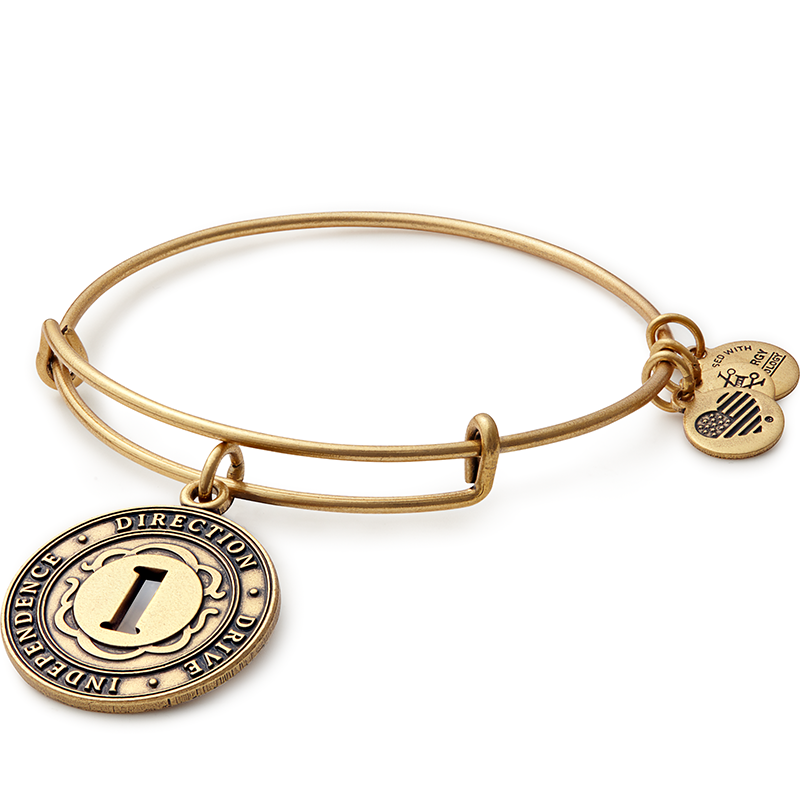 Number 1 Charm Bangle