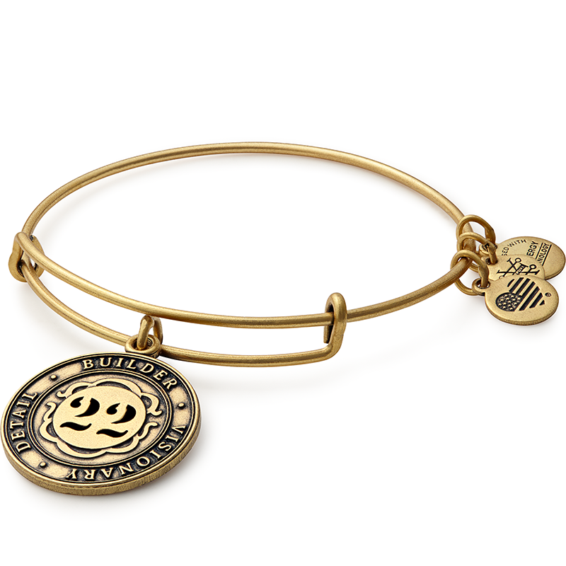 Number 22 Charm Bangle