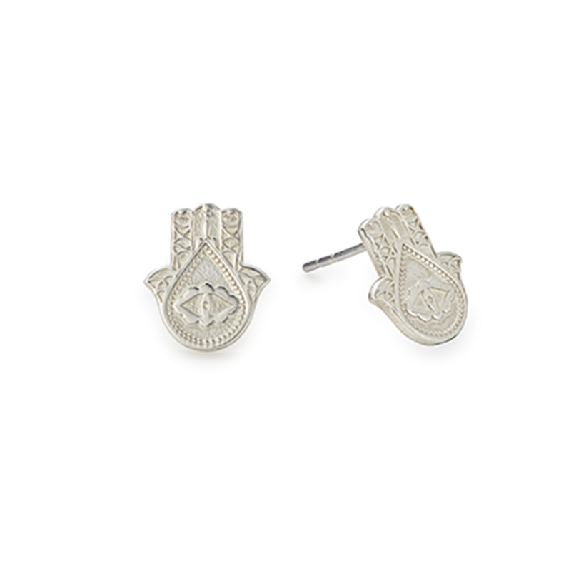 Hand of Fatima Post Earrings
