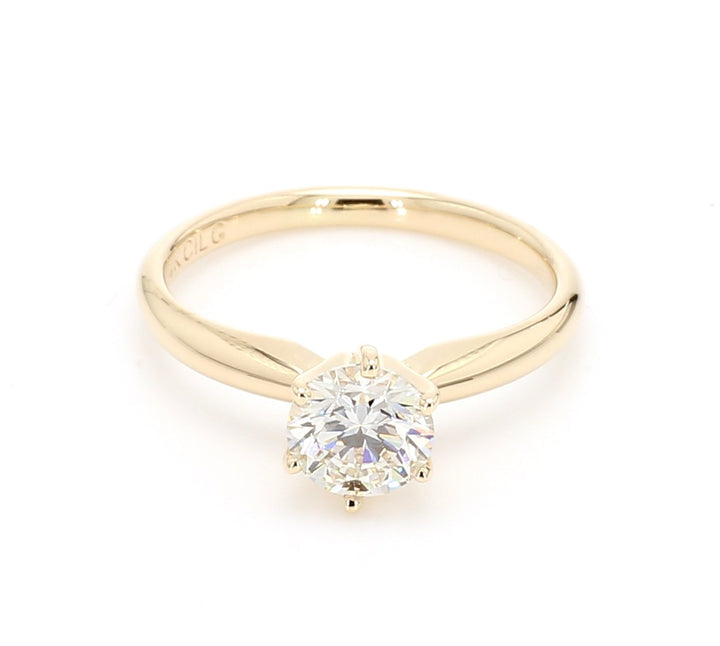 Lab Created Diamond Engagement Ring