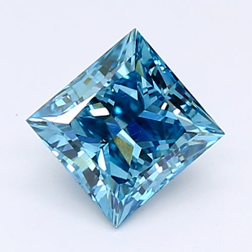 Loose 1.03 Carat Princess  Blue VS1 IGI  diamonds at affordable prices.