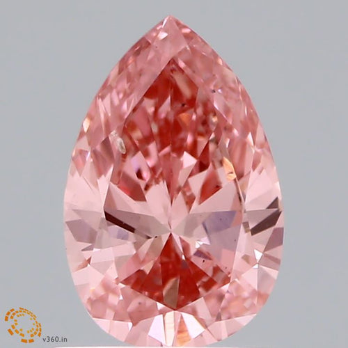 Loose 0.91 Carat Pear  Pink VS2 IGI  diamonds at affordable prices.