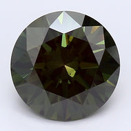 Loose 2.18 Carat Round  Green SI1 IGI  diamonds at affordable prices.