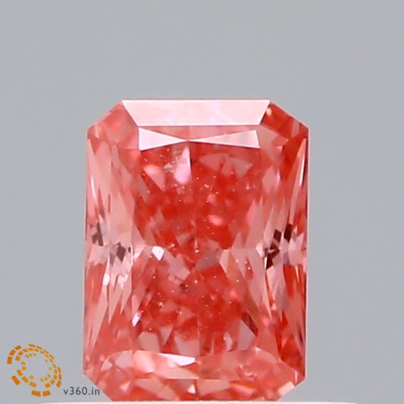 Loose 0.51 Carat Radiant  Pink SI1 IGI  diamonds at affordable prices.