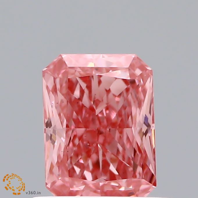 Loose 0.77 Carat Radiant  Pink VS2 IGI  diamonds at affordable prices.