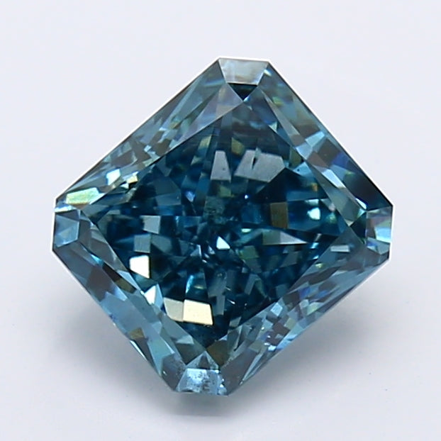 Loose 1.53 Carat Radiant  Blue SI2 IGI  diamonds at affordable prices.