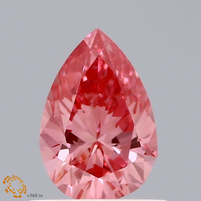 Loose 0.58 Carat Pear  Pink SI1 IGI  diamonds at affordable prices.