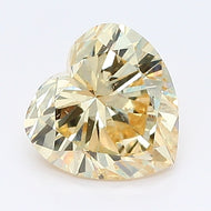 Loose 1.06 Carat Heart  Yellow SI1 IGI  diamonds at affordable prices.