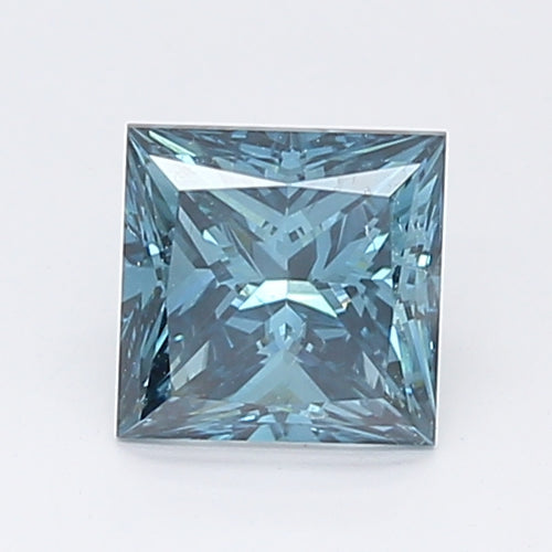Loose 0.91 Carat Princess  Blue SI1 IGI  diamonds at affordable prices.