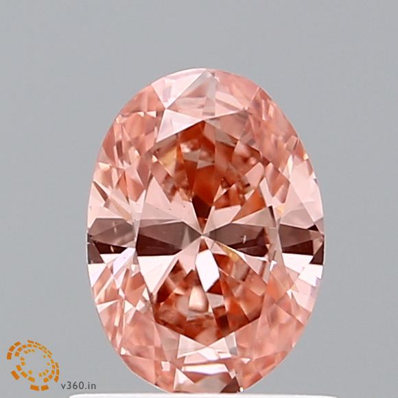 Loose 0.77 Carat Oval  Pink SI1 IGI  diamonds at affordable prices.