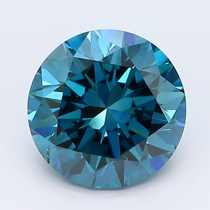 Loose 1.51 Carat Round  Blue SI1 GIA  diamonds at affordable prices.