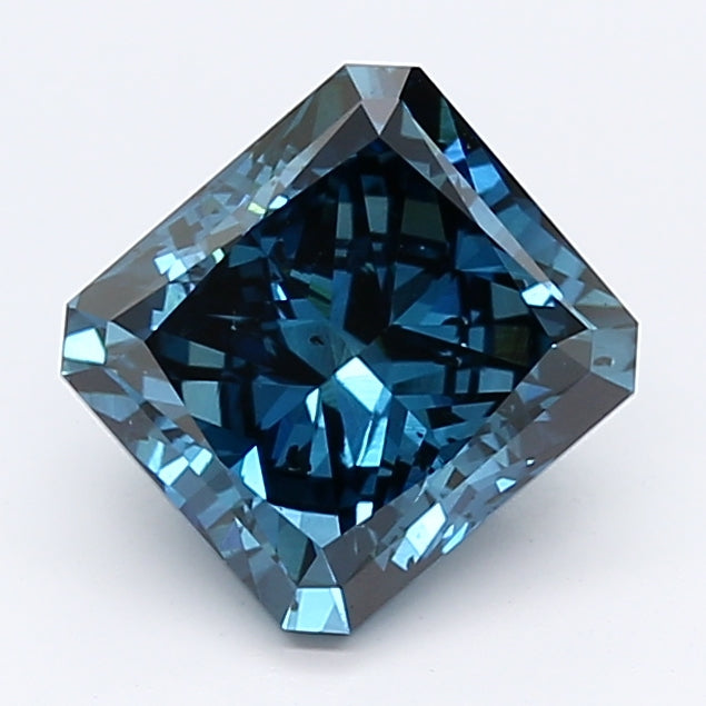 Loose 2.05 Carat Radiant  Blue SI2 IGI  diamonds at affordable prices.
