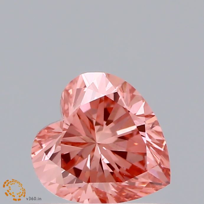 Loose 0.62 Carat Heart  Pink SI1 IGI  diamonds at affordable prices.