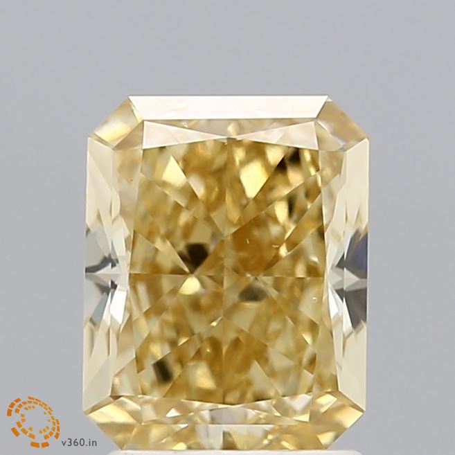 Loose 2.06 Carat Radiant  Yellow VS1 IGI  diamonds at affordable prices.