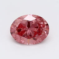 Loose 0.58 Carat Oval  Pink SI2 IGI  diamonds at affordable prices.