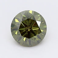 Loose 0.97 Carat Round  Green VS2 IGI  diamonds at affordable prices.