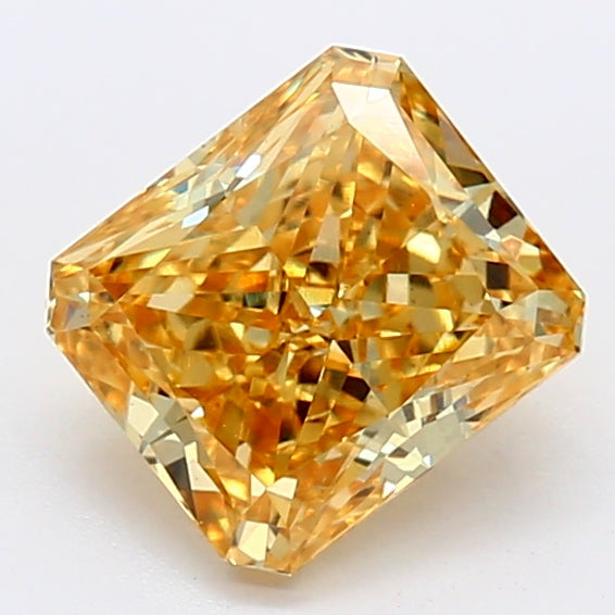 Loose 1.46 Carat Radiant  Yellow SI1 IGI  diamonds at affordable prices.