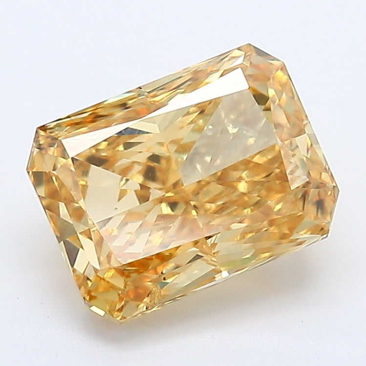 Loose 1.96 Carat Radiant  Orange SI2 IGI  diamonds at affordable prices.