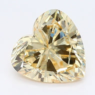 Loose 1.15 Carat Heart  Yellow VS2 IGI  diamonds at affordable prices.