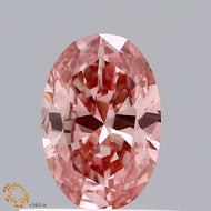 Loose 0.51 Carat Oval  Pink VS1 IGI  diamonds at affordable prices.