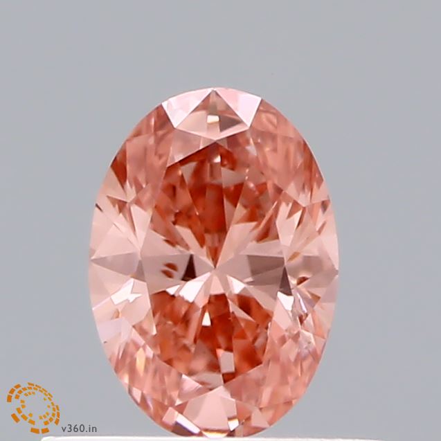 Loose 0.49 Carat Oval  Pink SI1 IGI  diamonds at affordable prices.