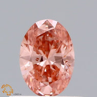 Loose 0.49 Carat Oval  Pink SI1 IGI  diamonds at affordable prices.