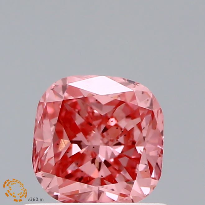 Loose 0.64 Carat Cushion  Pink SI1 IGI  diamonds at affordable prices.