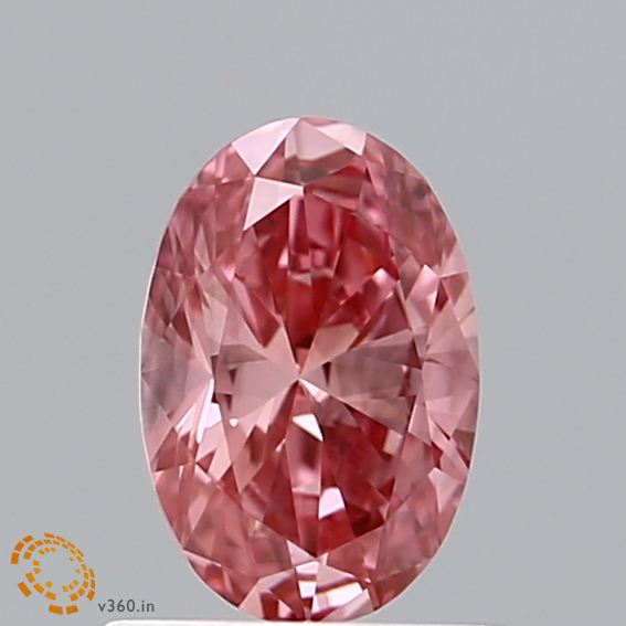 Loose 0.65 Carat Oval  Pink VS1 IGI  diamonds at affordable prices.