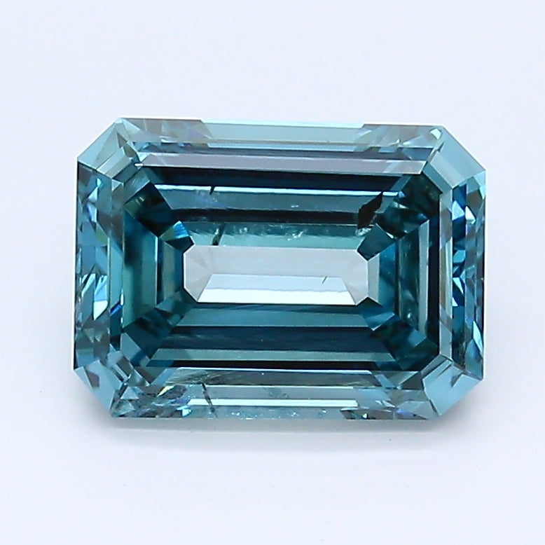 Loose 1.64 Carat Emerald  Blue SI2 IGI  diamonds at affordable prices.