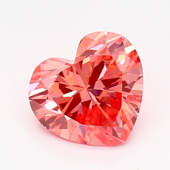 Loose 0.77 Carat Heart  Pink SI1 IGI  diamonds at affordable prices.