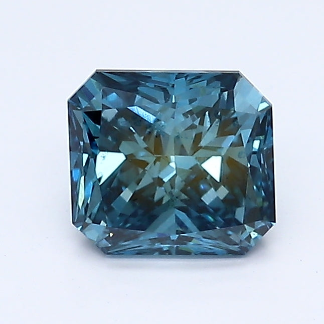 Loose 0.91 Carat Radiant  Blue VVS2 IGI  diamonds at affordable prices.