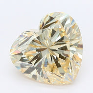Loose 2.04 Carat Heart  Yellow VS1 IGI  diamonds at affordable prices.