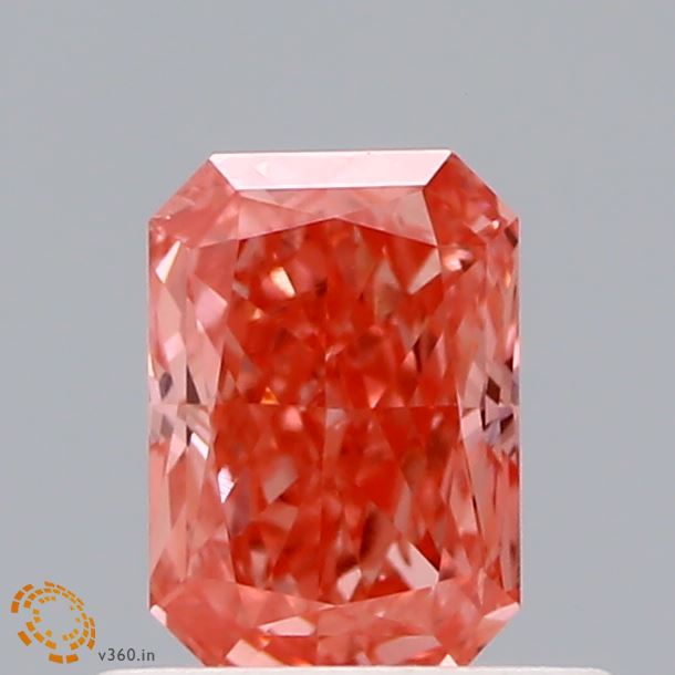 Loose 0.58 Carat Radiant  Pink SI1 IGI  diamonds at affordable prices.