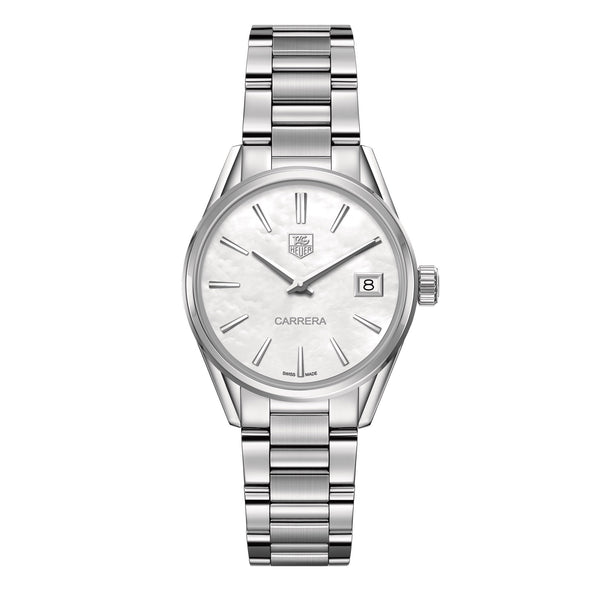 TAG Heuer Carrera Quartz Ladies Mother of Pearl Steel Watch
